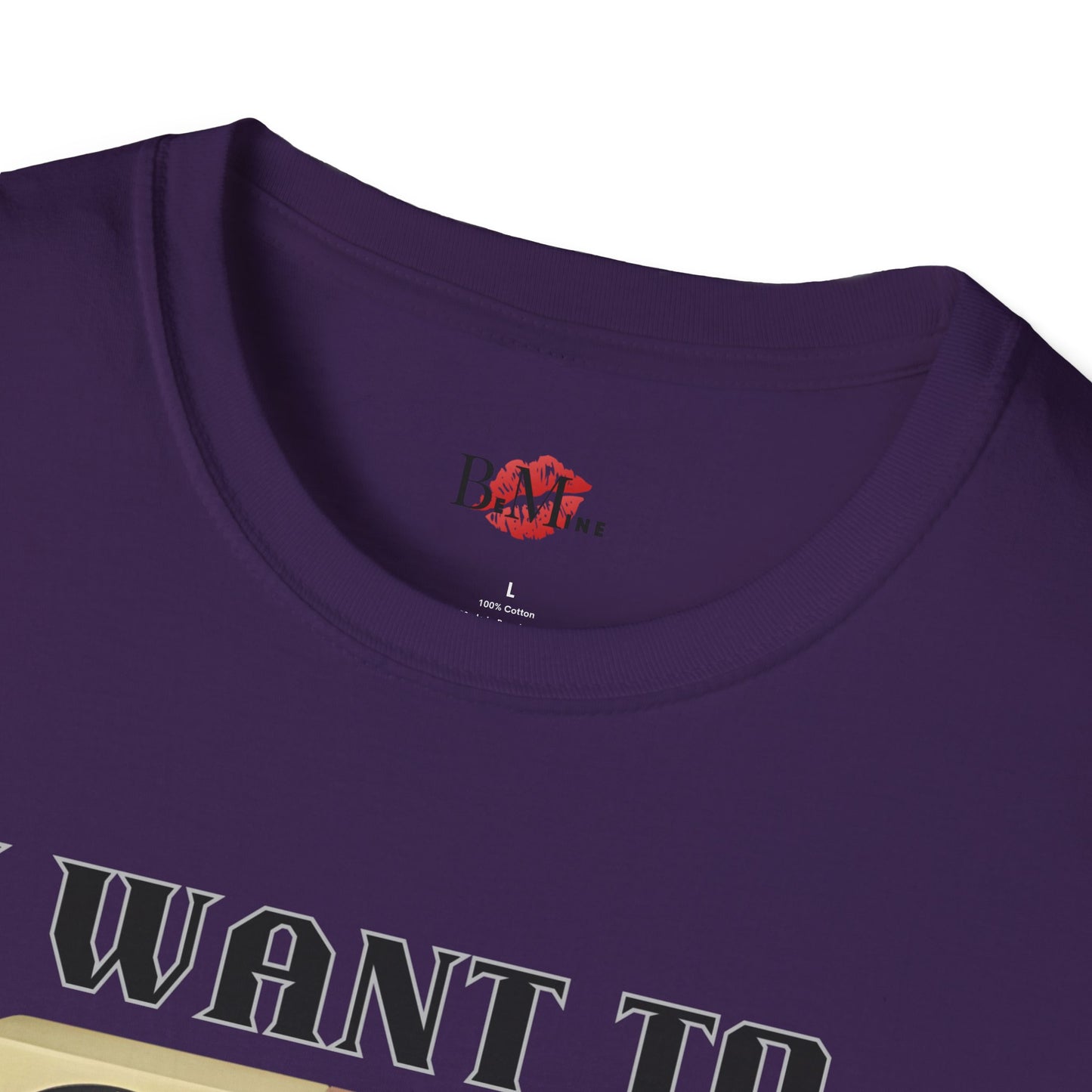 I Want to Pump You Up Unisex Softstyle T-Shirt - Fun Graphic Tee for Music Lovers