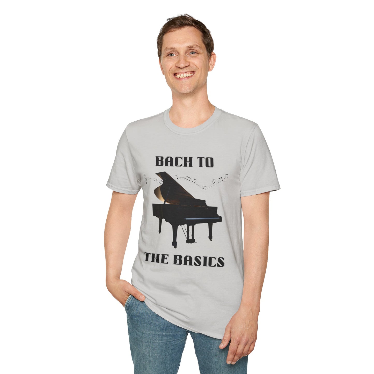 T-Shirt Bach to the Basics - Retro Music Lover Gift