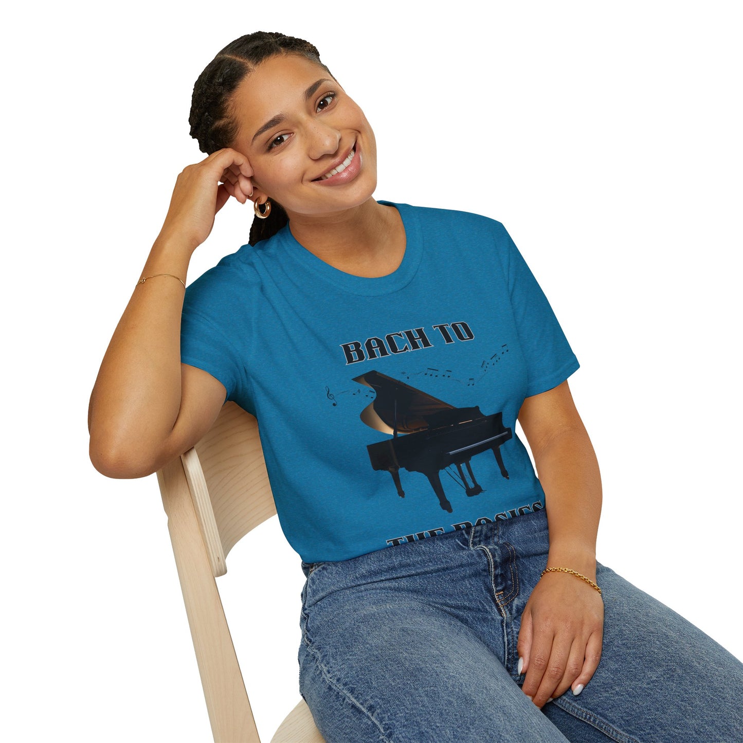 T-Shirt Bach to the Basics - Retro Music Lover Gift