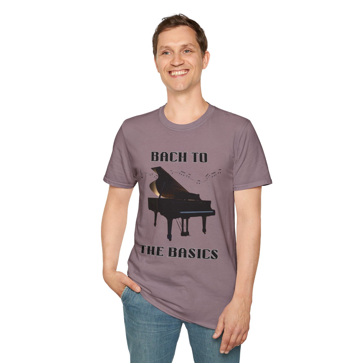 T-Shirt Bach to the Basics - Retro Music Lover Gift