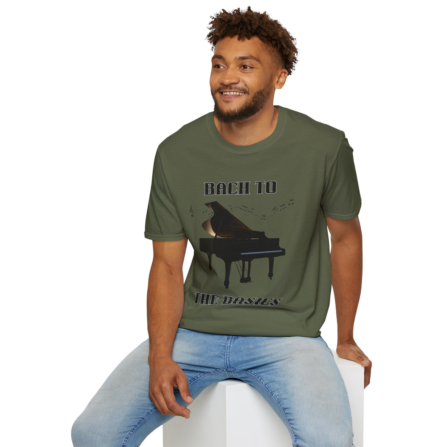 T-Shirt Bach to the Basics - Retro Music Lover Gift