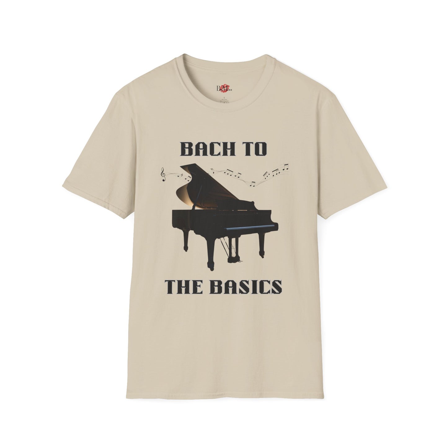 T-Shirt Bach to the Basics - Retro Music Lover Gift