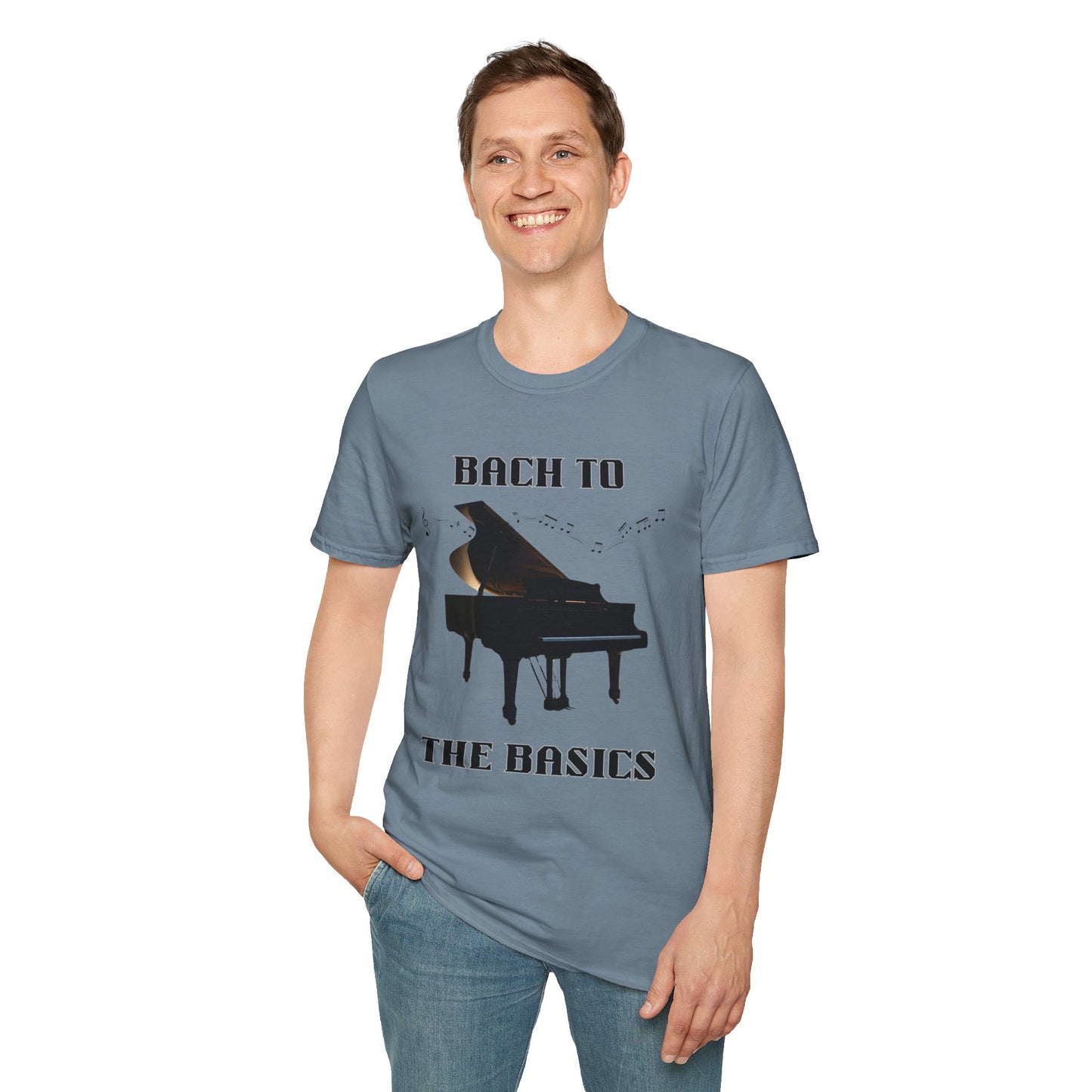 T-Shirt Bach to the Basics - Retro Music Lover Gift