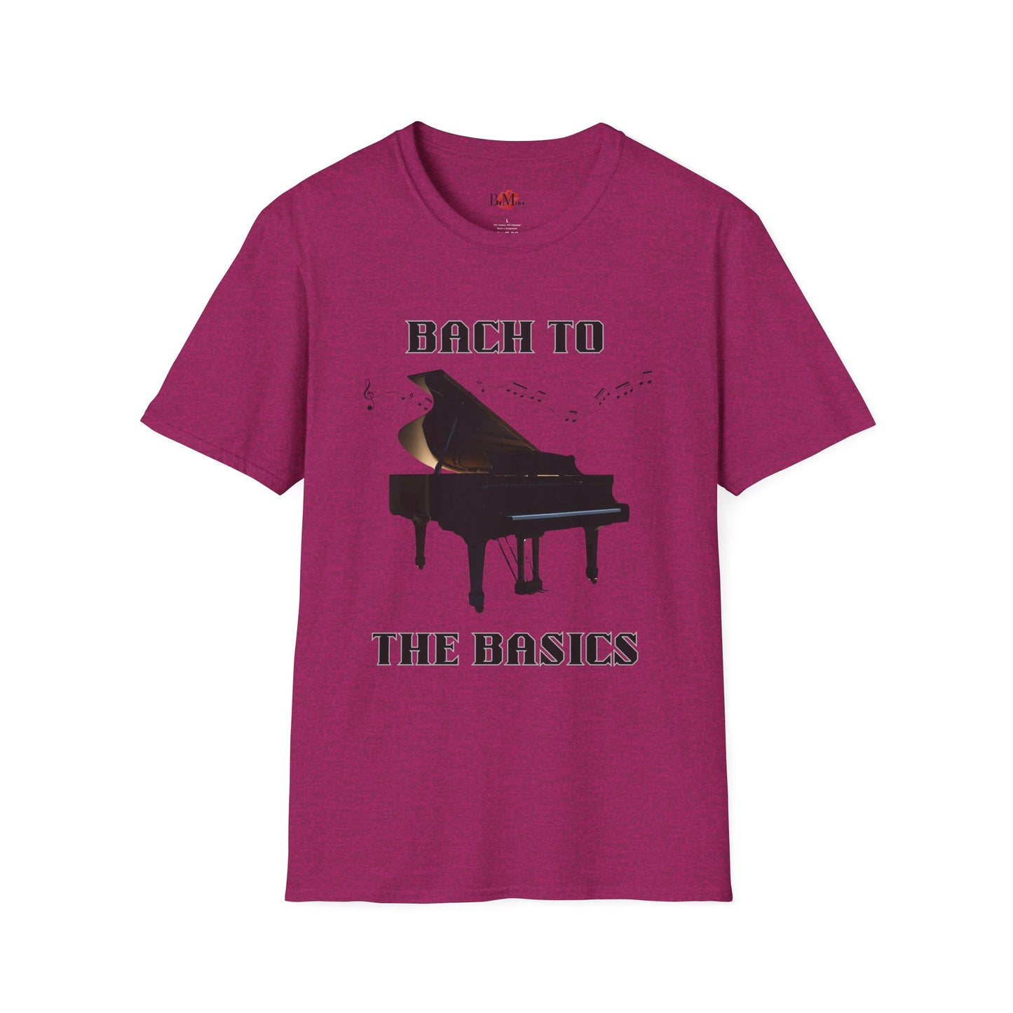 T-Shirt Bach to the Basics - Retro Music Lover Gift