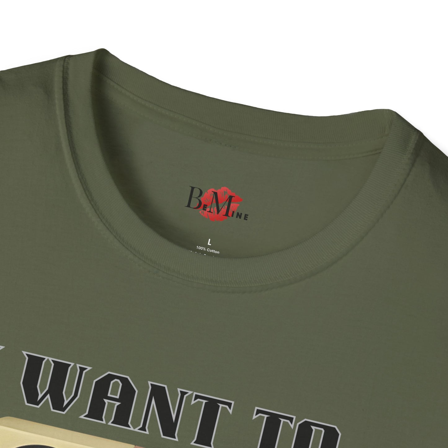 I Want to Pump You Up Unisex Softstyle T-Shirt - Fun Graphic Tee for Music Lovers