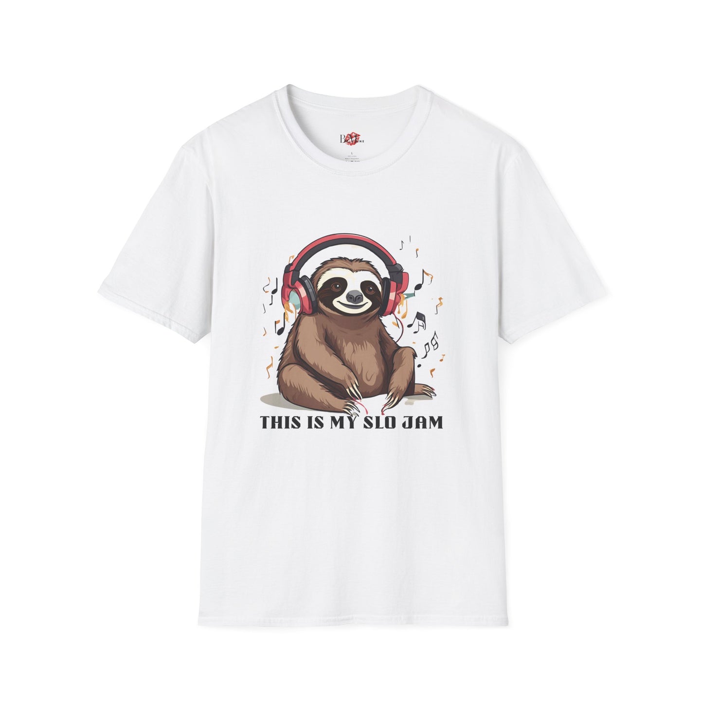 Sloth Softstyle T-Shirt - 'This is my Slo jam sloth'