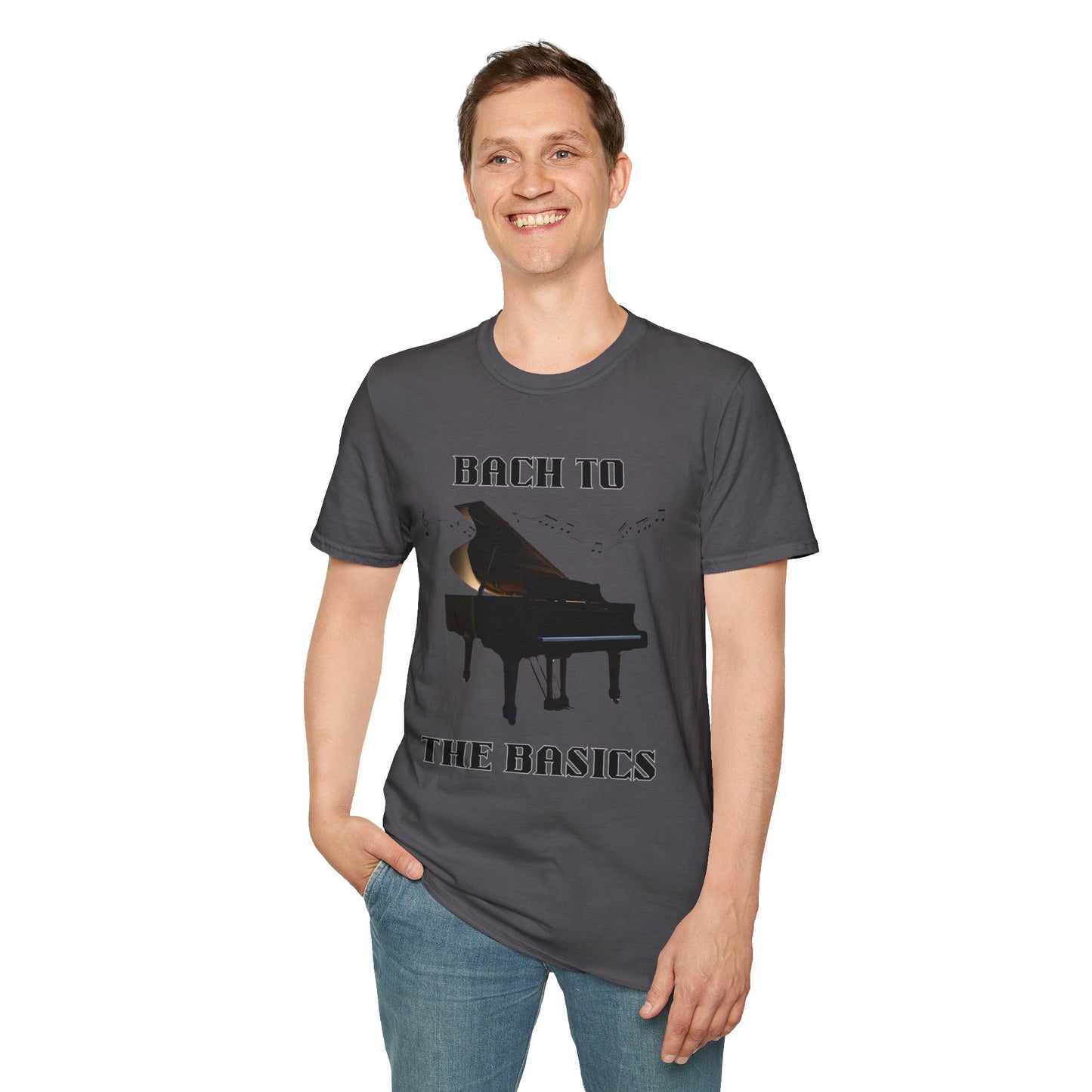T-Shirt Bach to the Basics - Retro Music Lover Gift