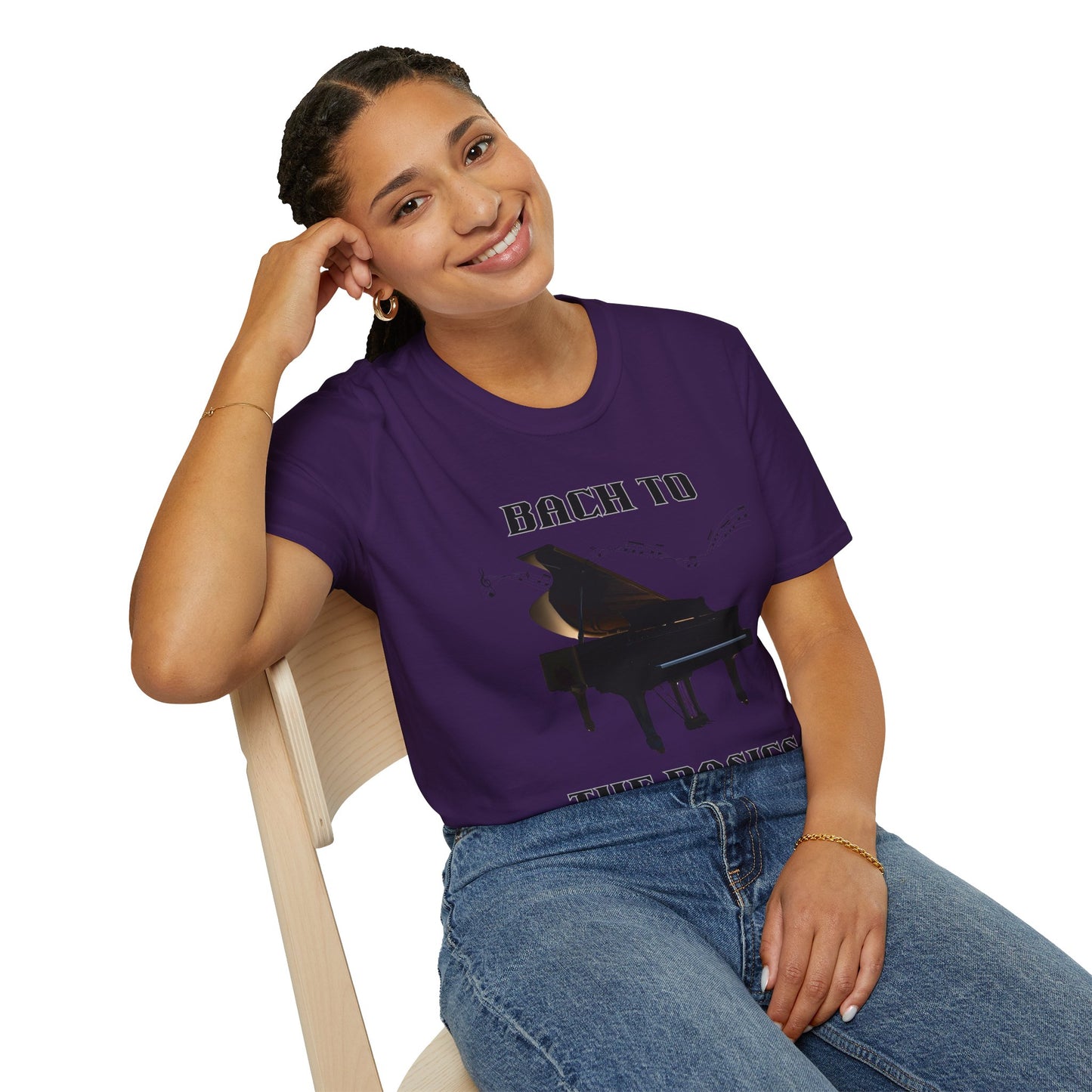 T-Shirt Bach to the Basics - Retro Music Lover Gift