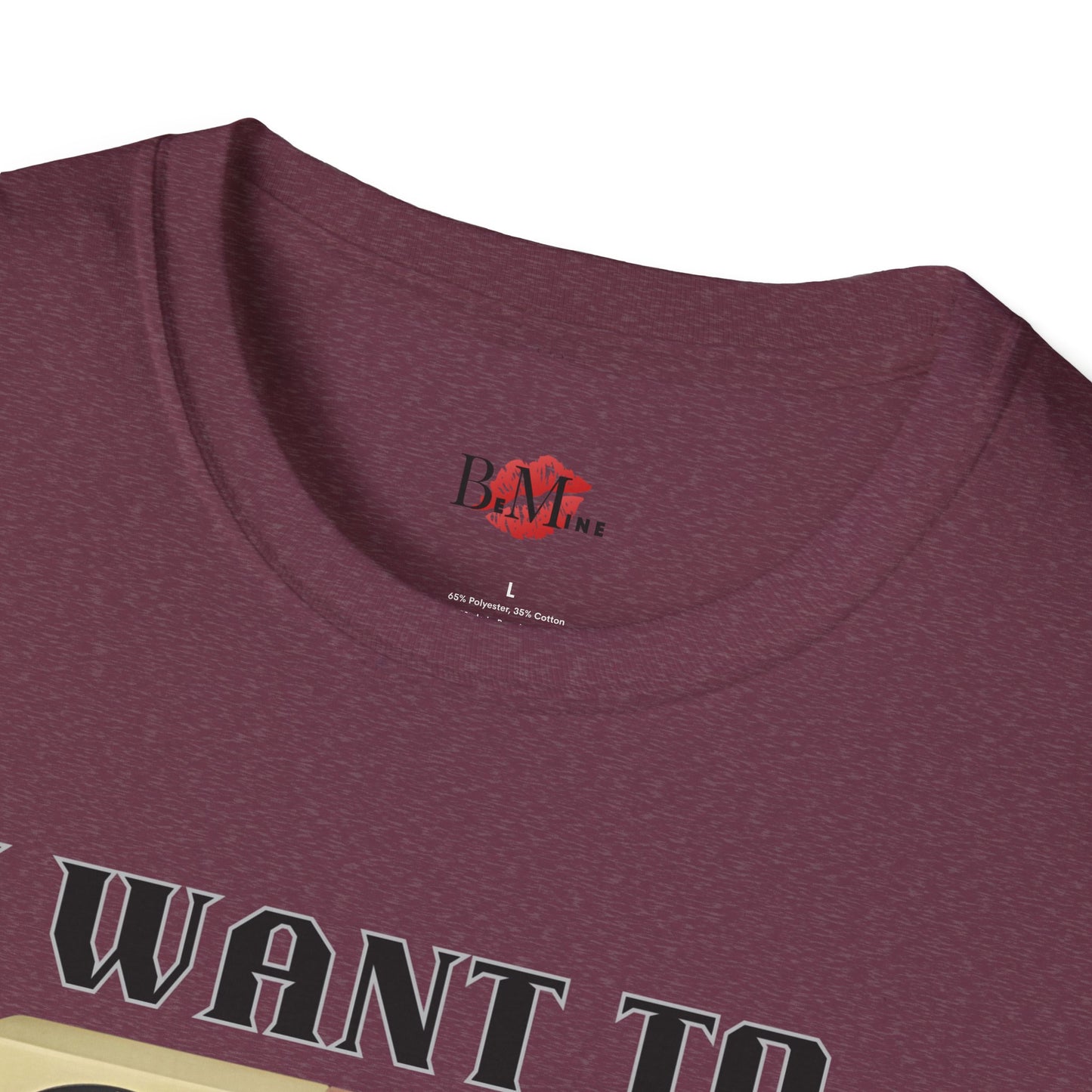 I Want to Pump You Up Unisex Softstyle T-Shirt - Fun Graphic Tee for Music Lovers