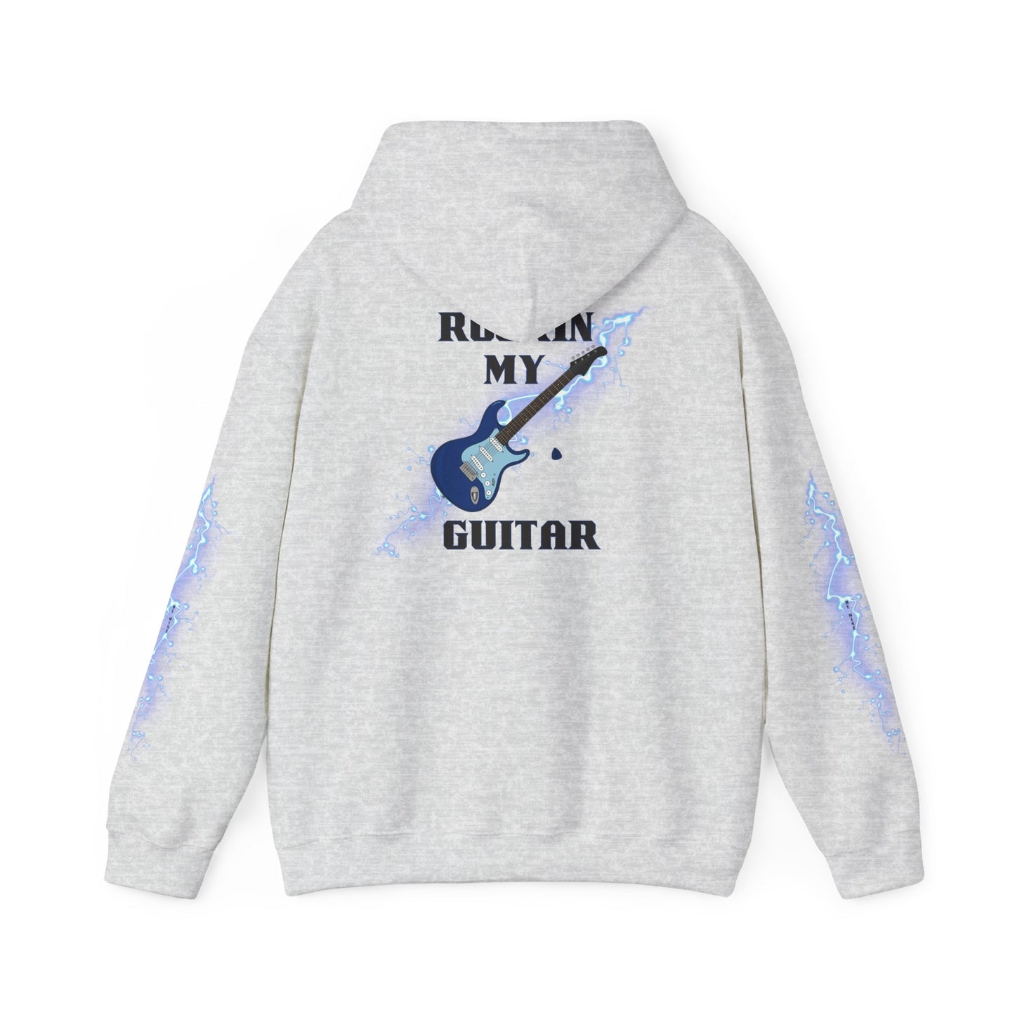Rockin' My Guitar Hoodie - Unisex Heavy Blend™ Sweatshirt for Music Lovers