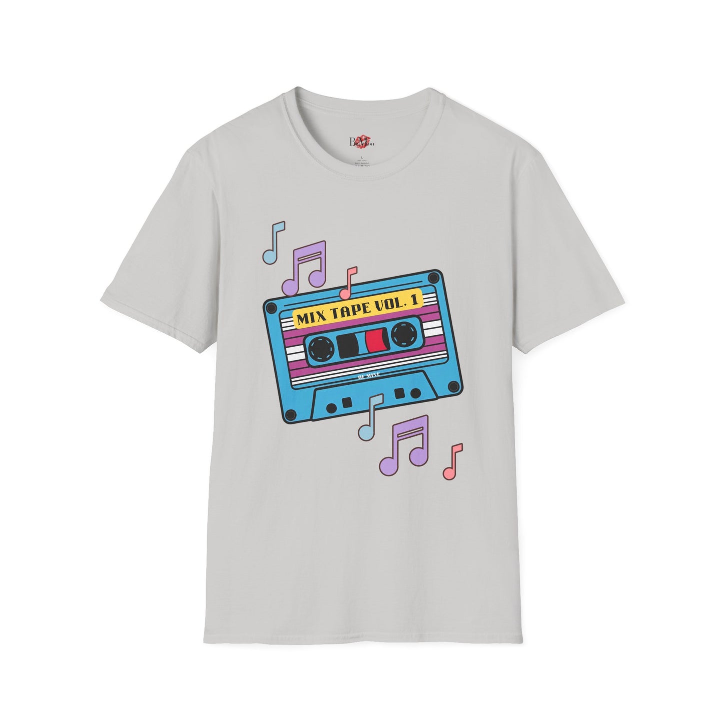 Retro Mix Tape T-Shirt - Unisex Softstyle Tee for Music Lovers