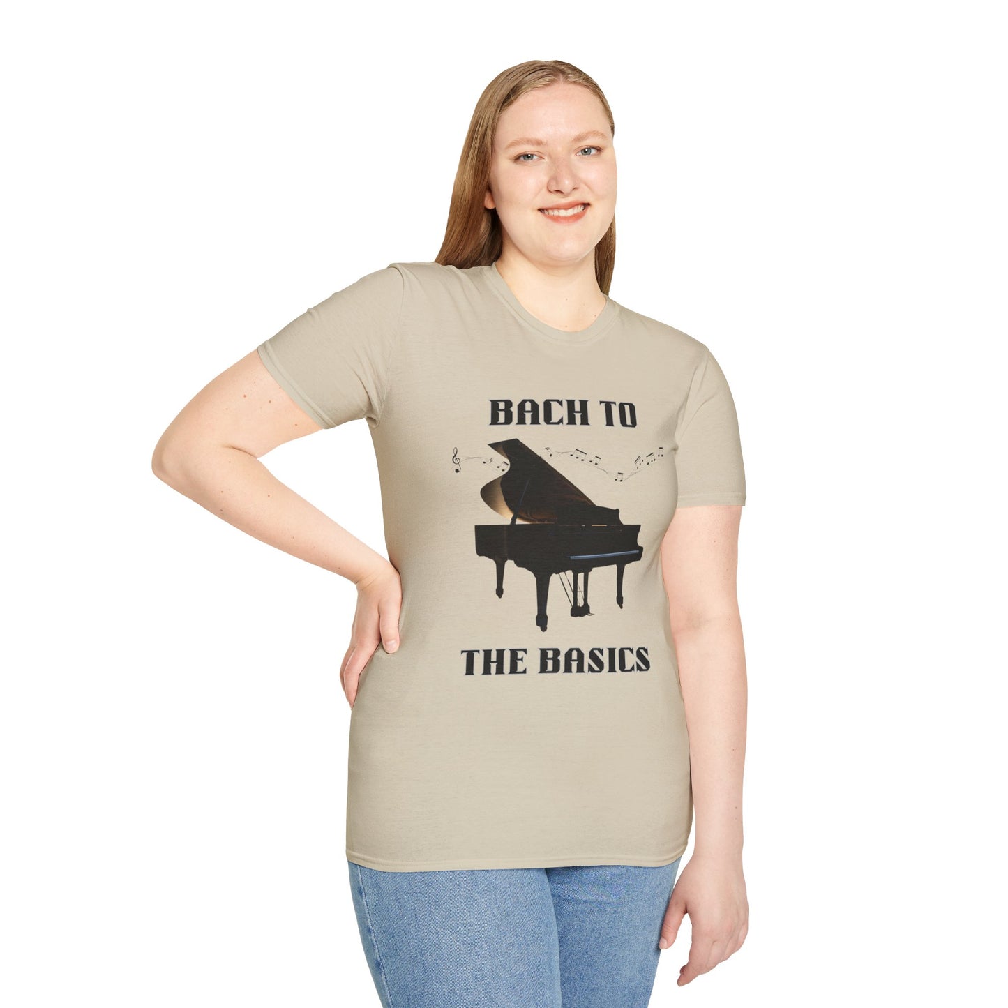 T-Shirt Bach to the Basics - Retro Music Lover Gift