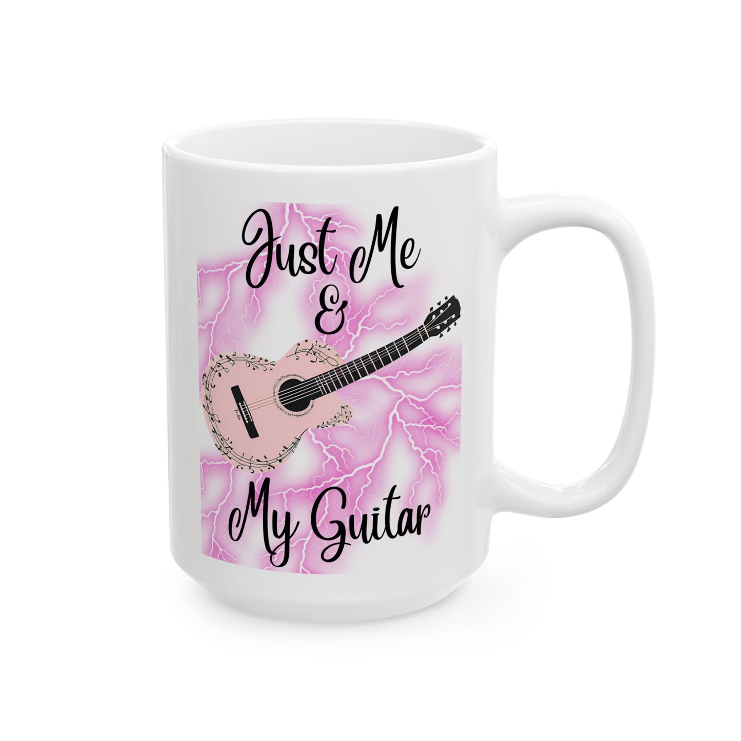 Guitar Lover's Ceramic Mug - Perfect Gift for Musicians