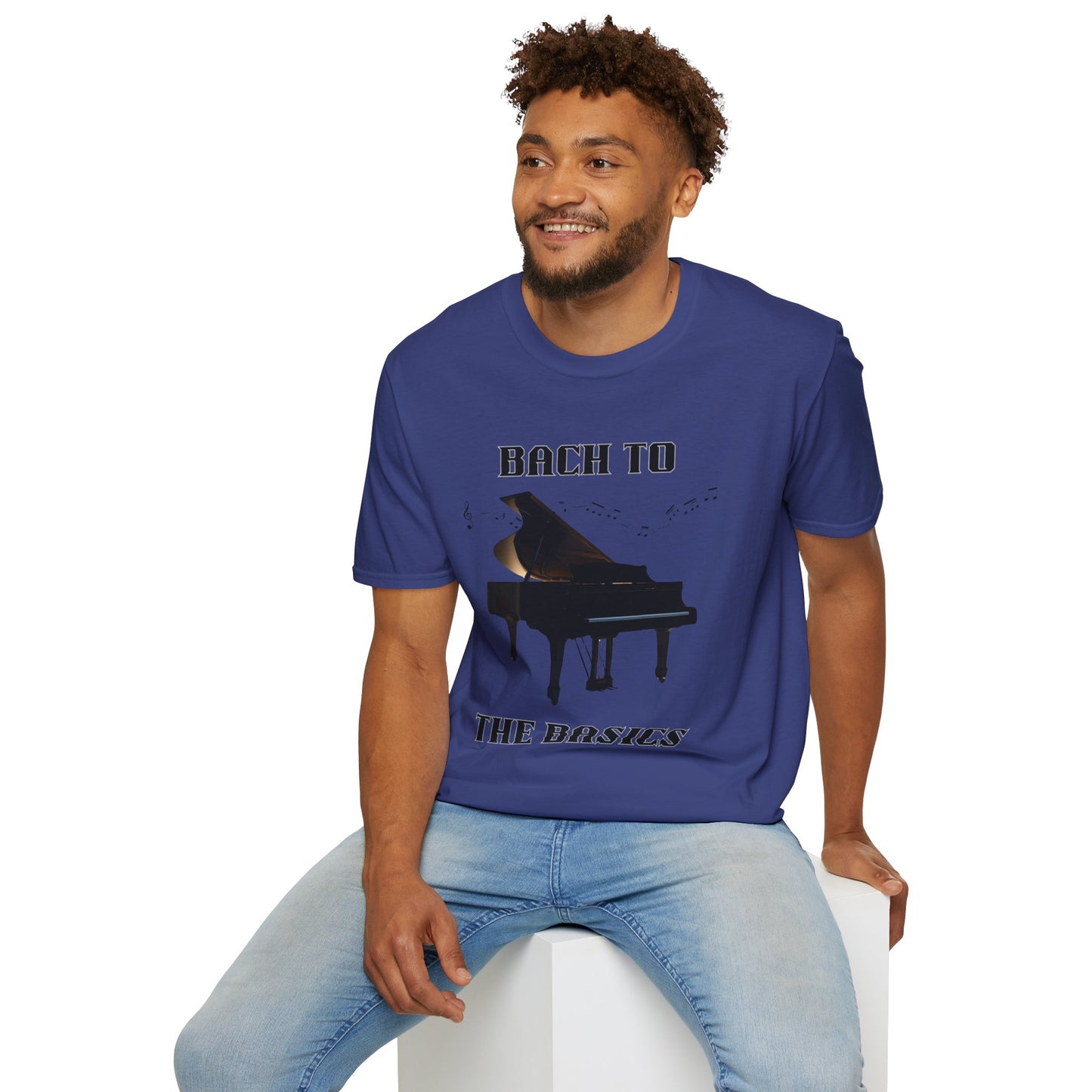 T-Shirt Bach to the Basics - Retro Music Lover Gift