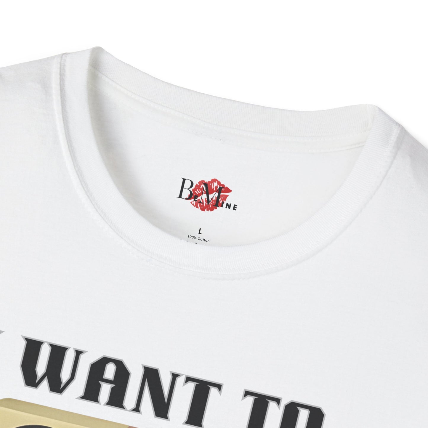 I Want to Pump You Up Unisex Softstyle T-Shirt - Fun Graphic Tee for Music Lovers
