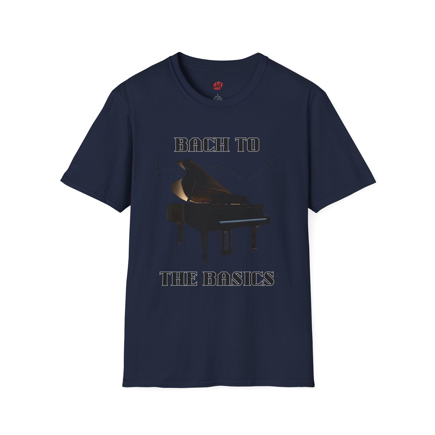 T-Shirt Bach to the Basics - Retro Music Lover Gift