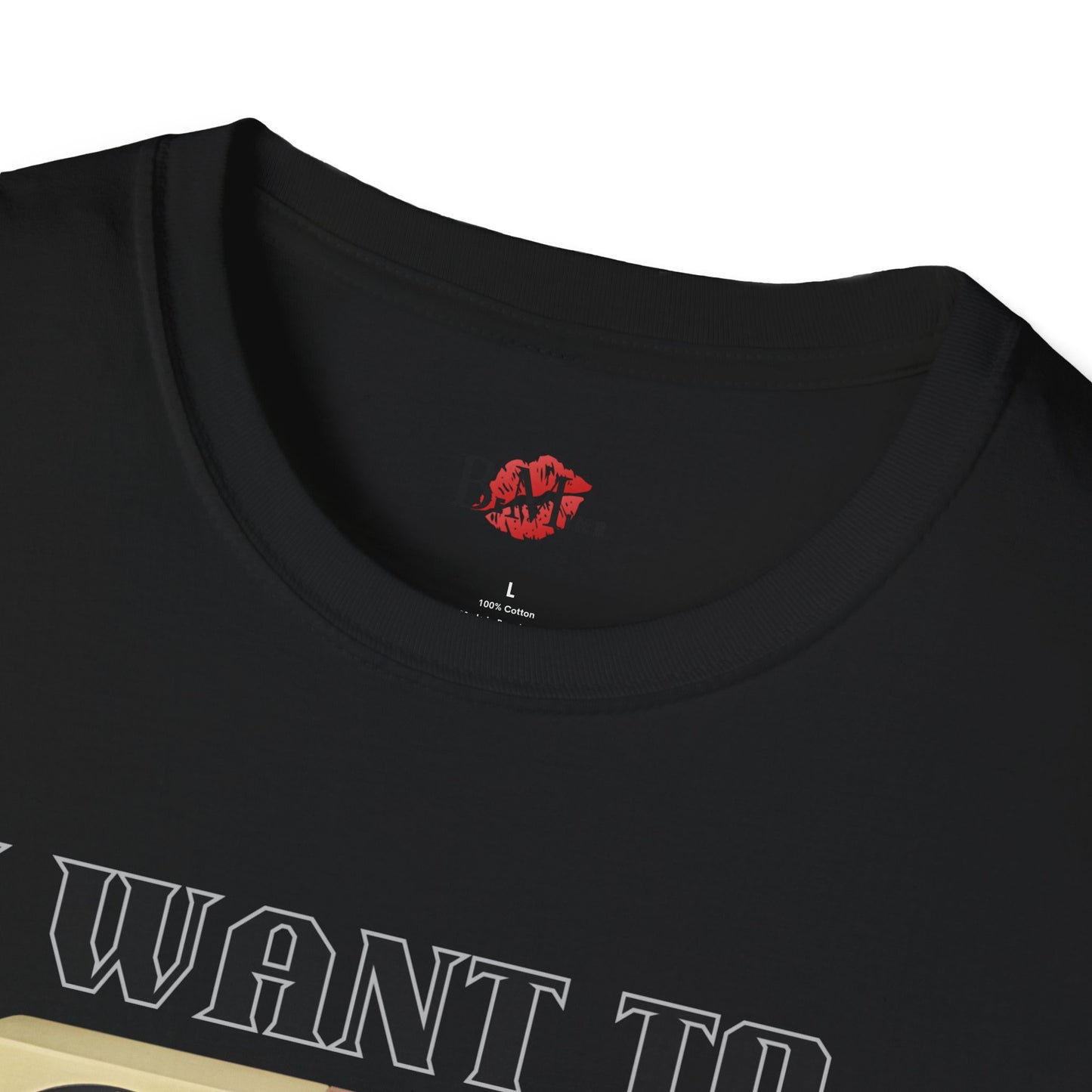 I Want to Pump You Up Unisex Softstyle T-Shirt - Fun Graphic Tee for Music Lovers
