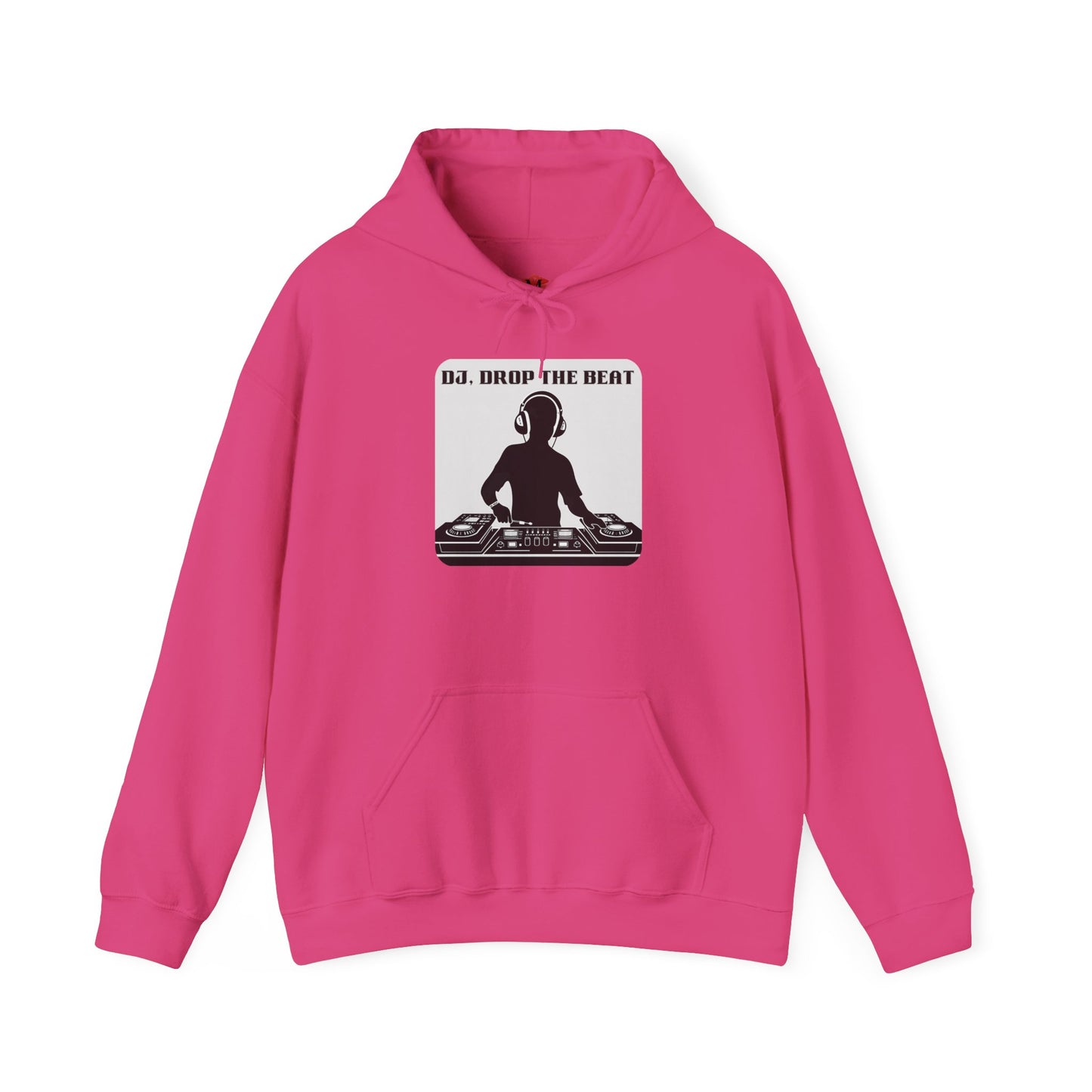 DJ Drop The Beat Unisex Hoodie - Heavy Blend Sweatshirt for Music Lovers