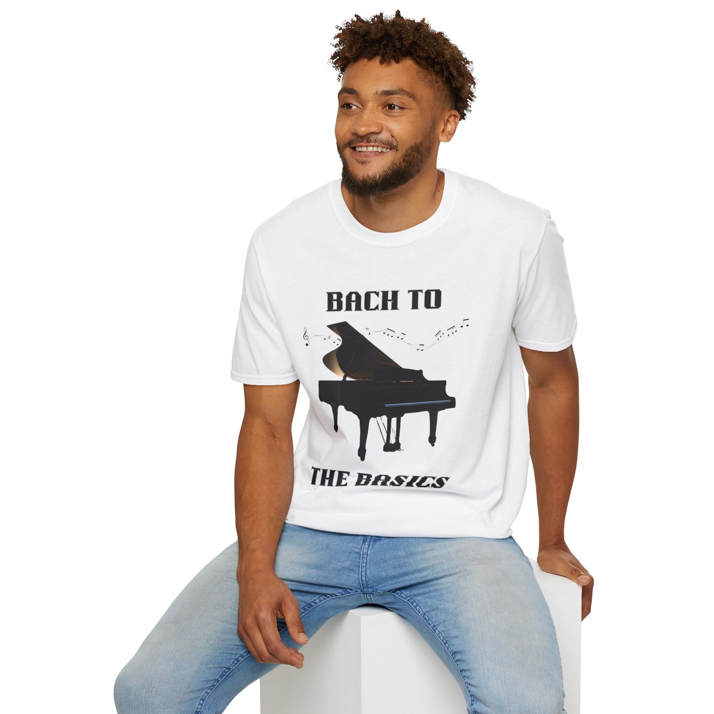 T-Shirt Bach to the Basics - Retro Music Lover Gift