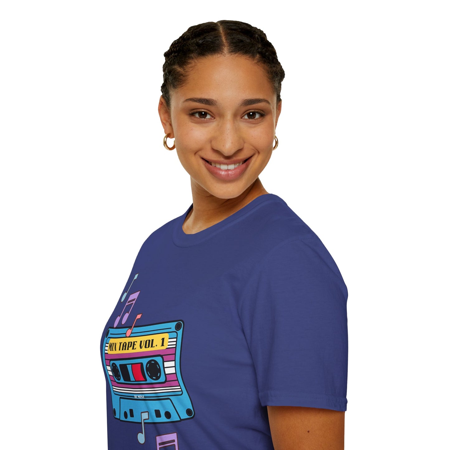Retro Mix Tape T-Shirt - Unisex Softstyle Tee for Music Lovers