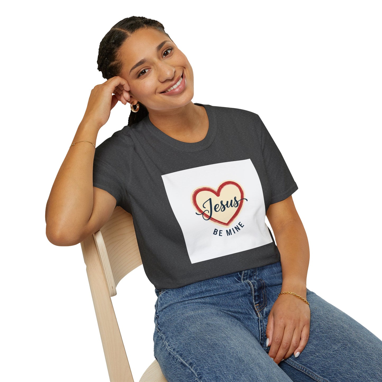 Jesus Be Mine Heart T-Shirt – Christian Valentine Tee