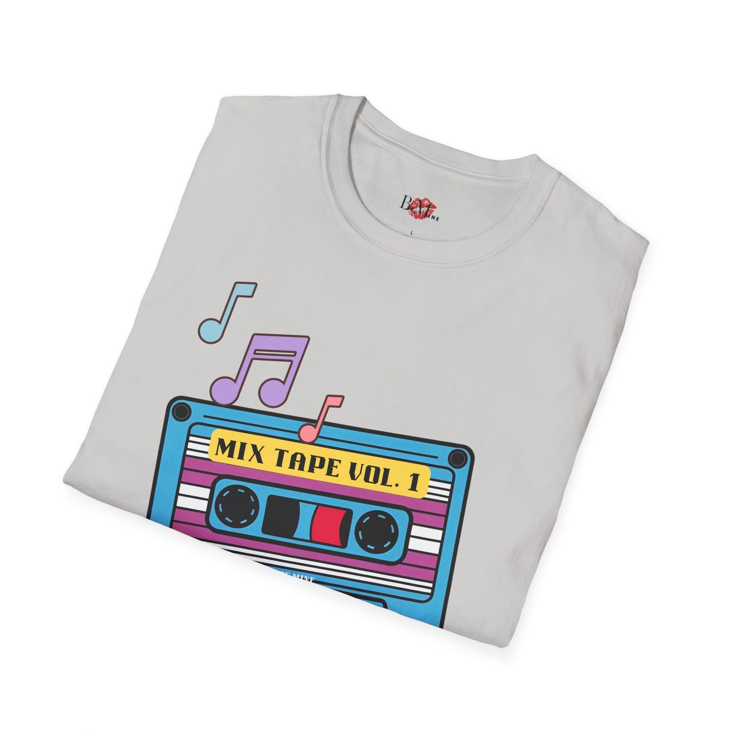 Retro Mix Tape T-Shirt - Unisex Softstyle Tee for Music Lovers