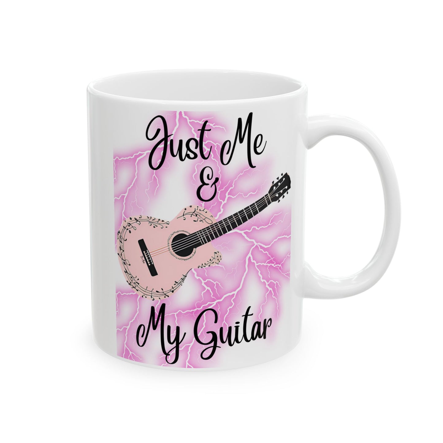 Guitar Lover's Ceramic Mug - Perfect Gift for Musicians