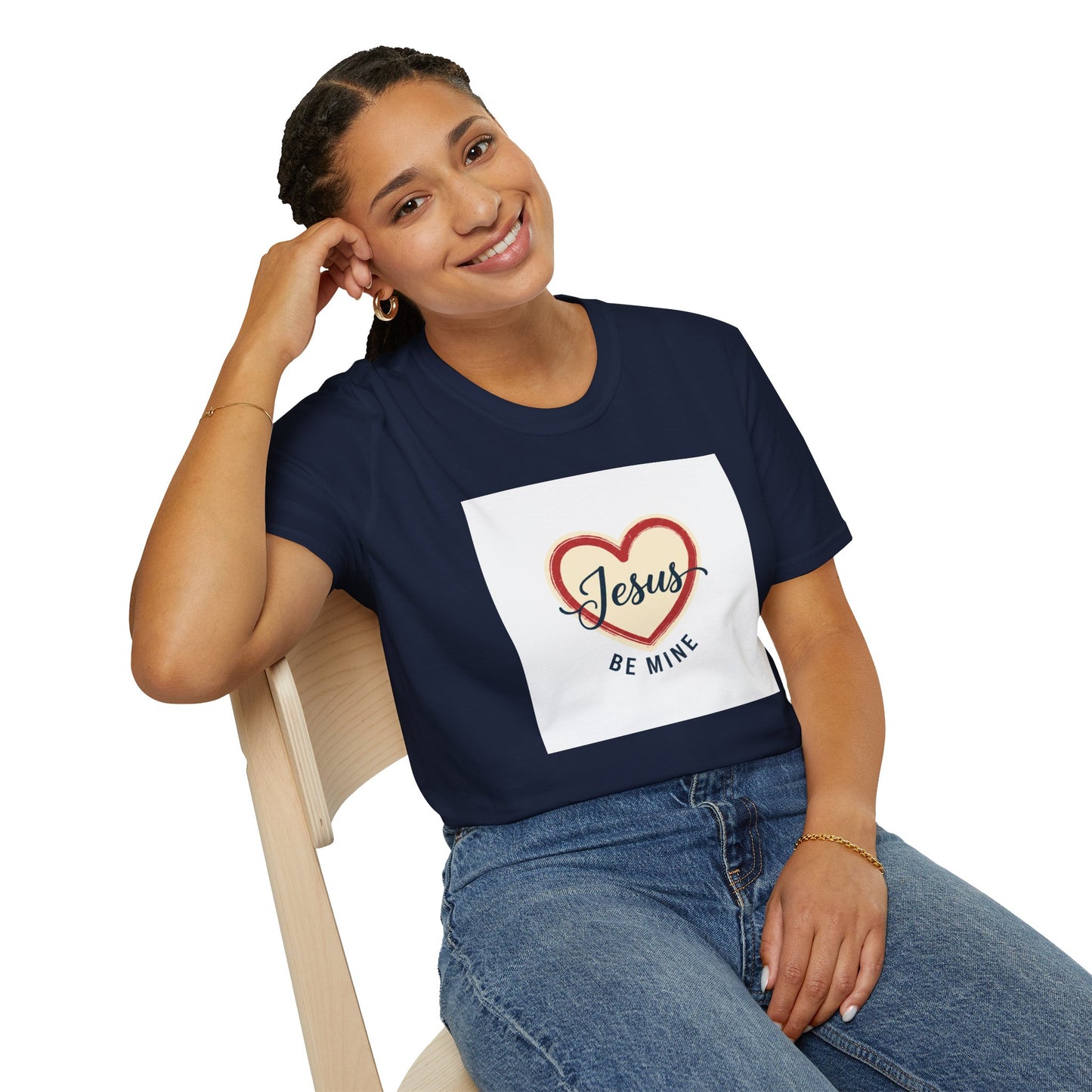 Jesus Be Mine Heart T-Shirt – Christian Valentine Tee