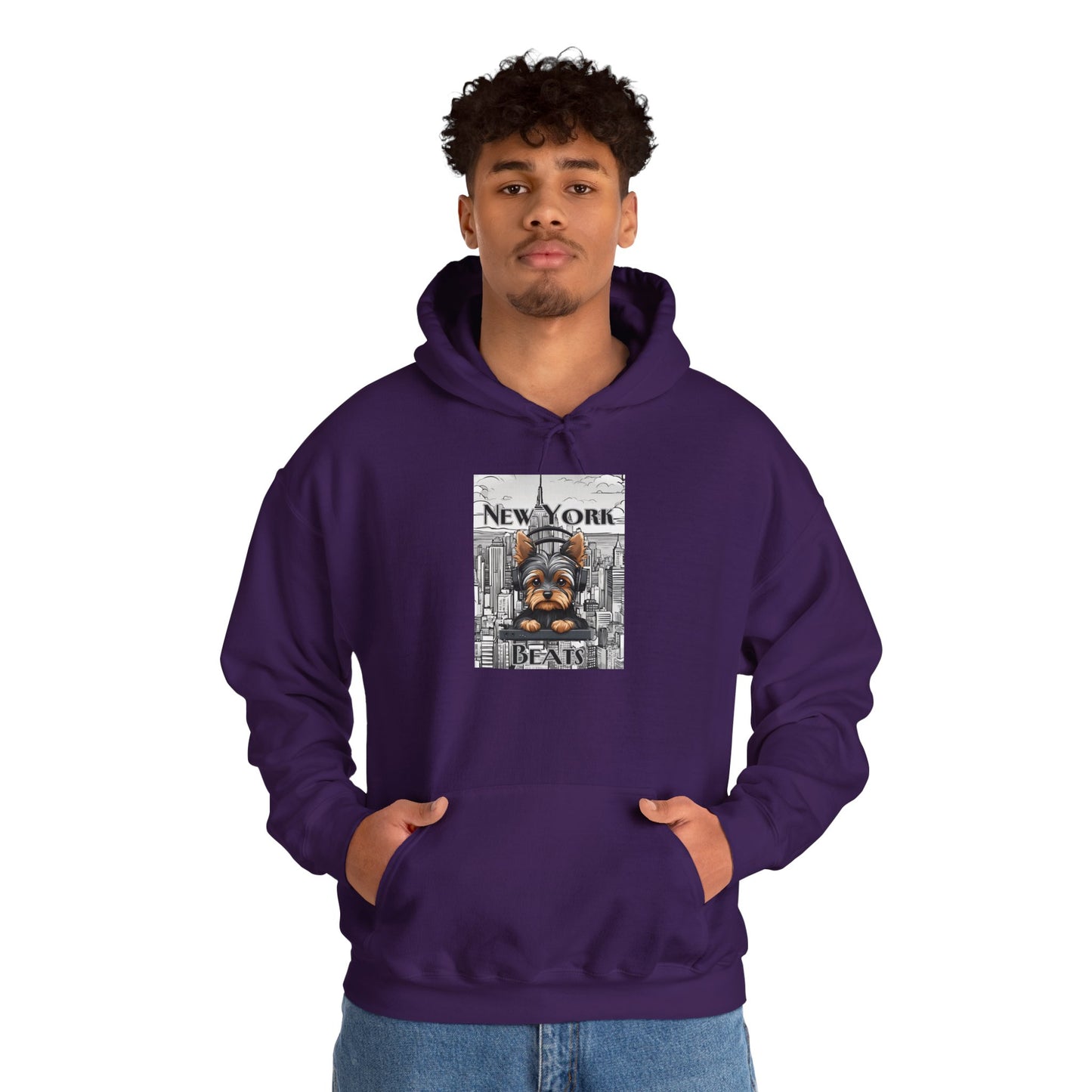 New York Beats Hoodie - Unisex Heavy Blend™ Hooded Sweatshirt