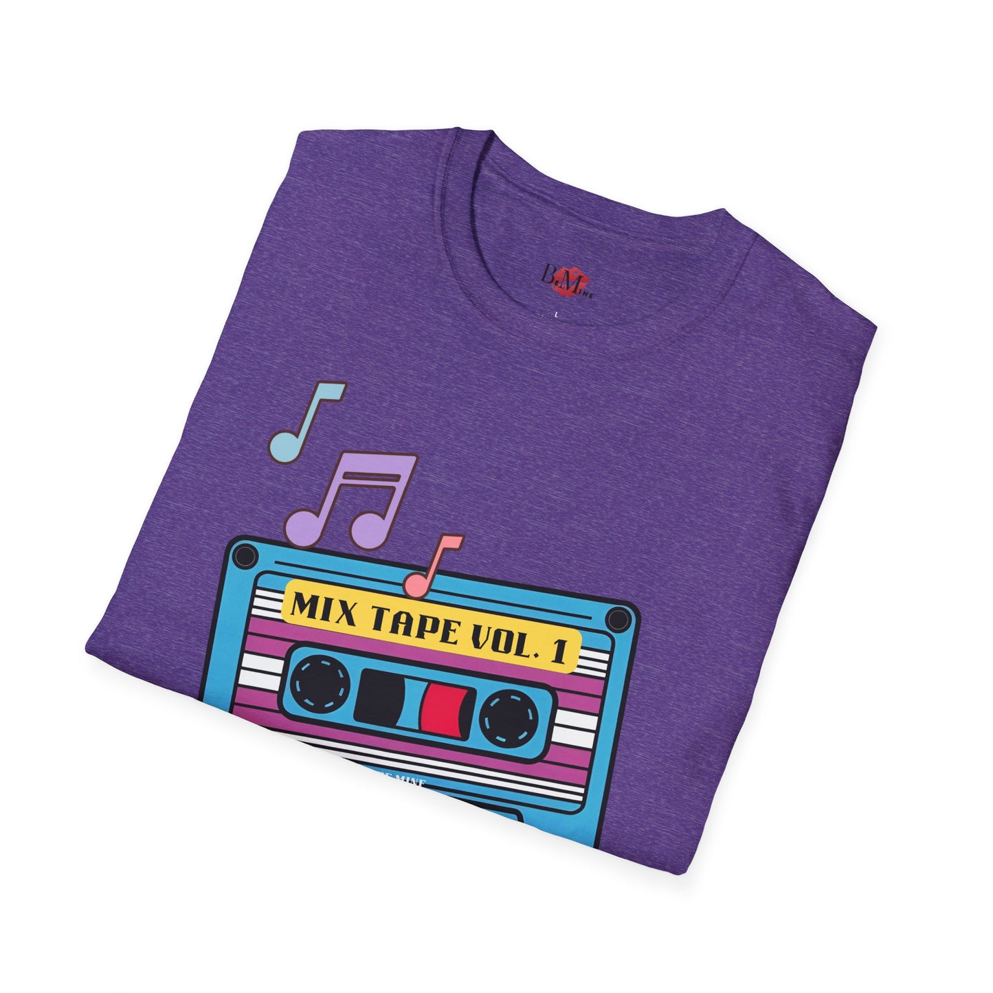 Retro Mix Tape T-Shirt - Unisex Softstyle Tee for Music Lovers