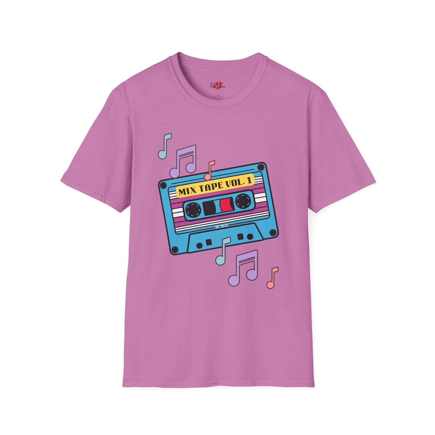 Retro Mix Tape T-Shirt - Unisex Softstyle Tee for Music Lovers