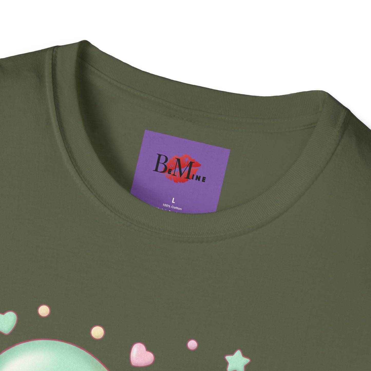 Valentine Rainbow Heart T-Shirt — "I Love You, Be Mine"