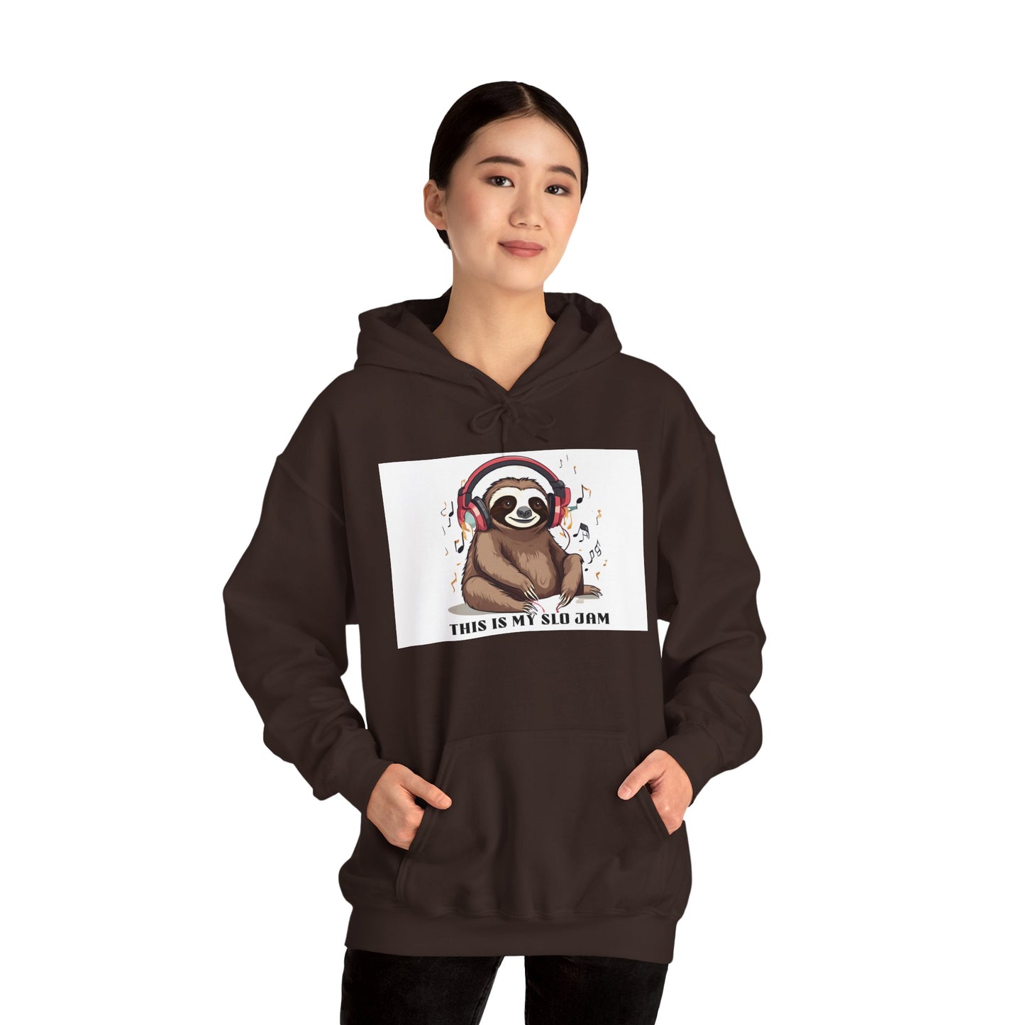 Sloth Heavy Blend Hoodie - Slo Jam Design