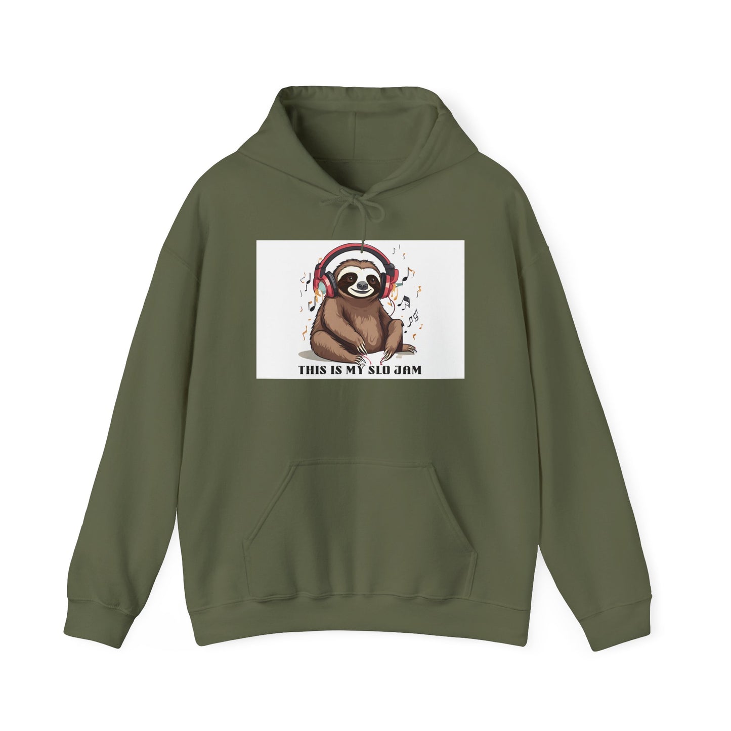 Sloth Heavy Blend Hoodie - Slo Jam Design