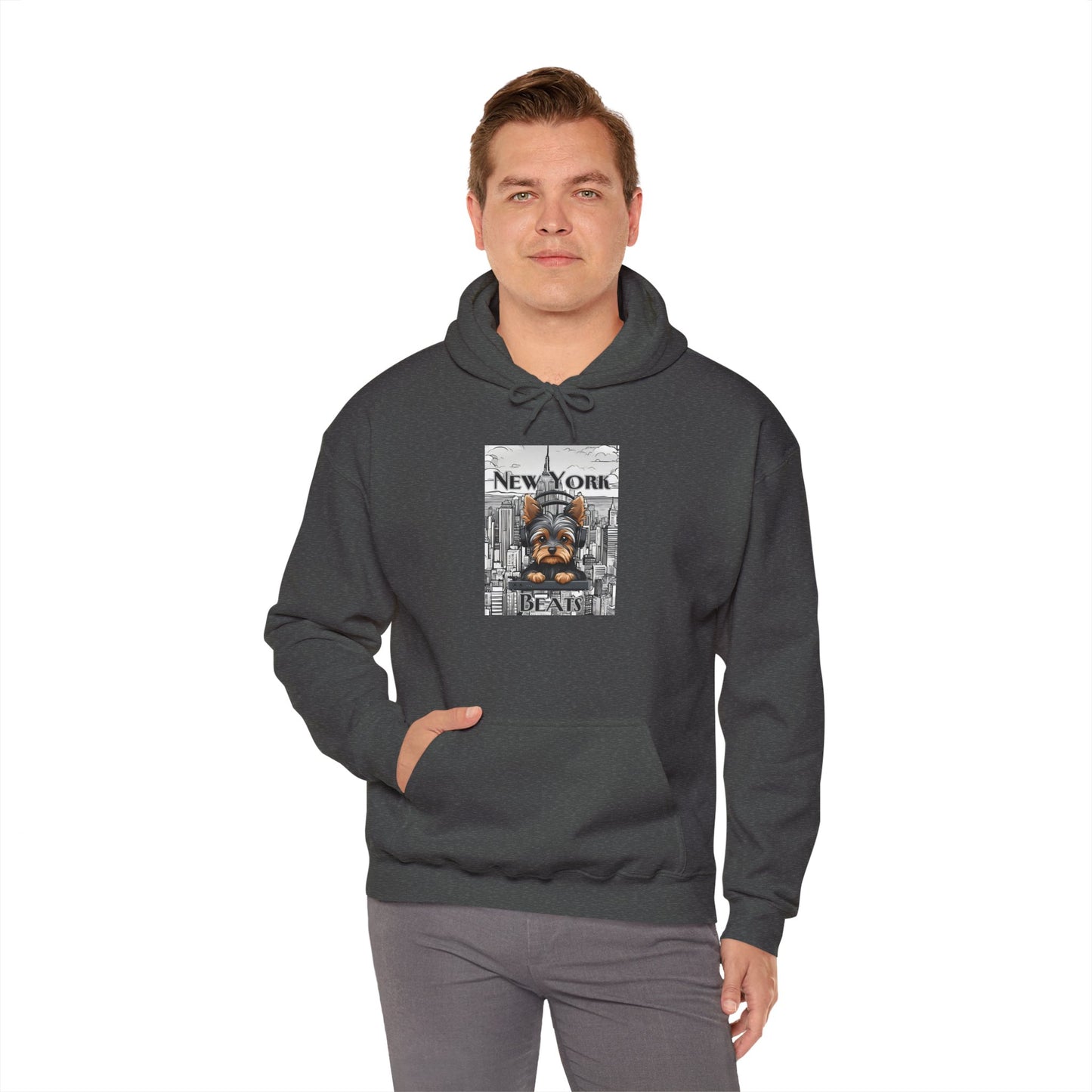 New York Beats Hoodie - Unisex Heavy Blend™ Hooded Sweatshirt