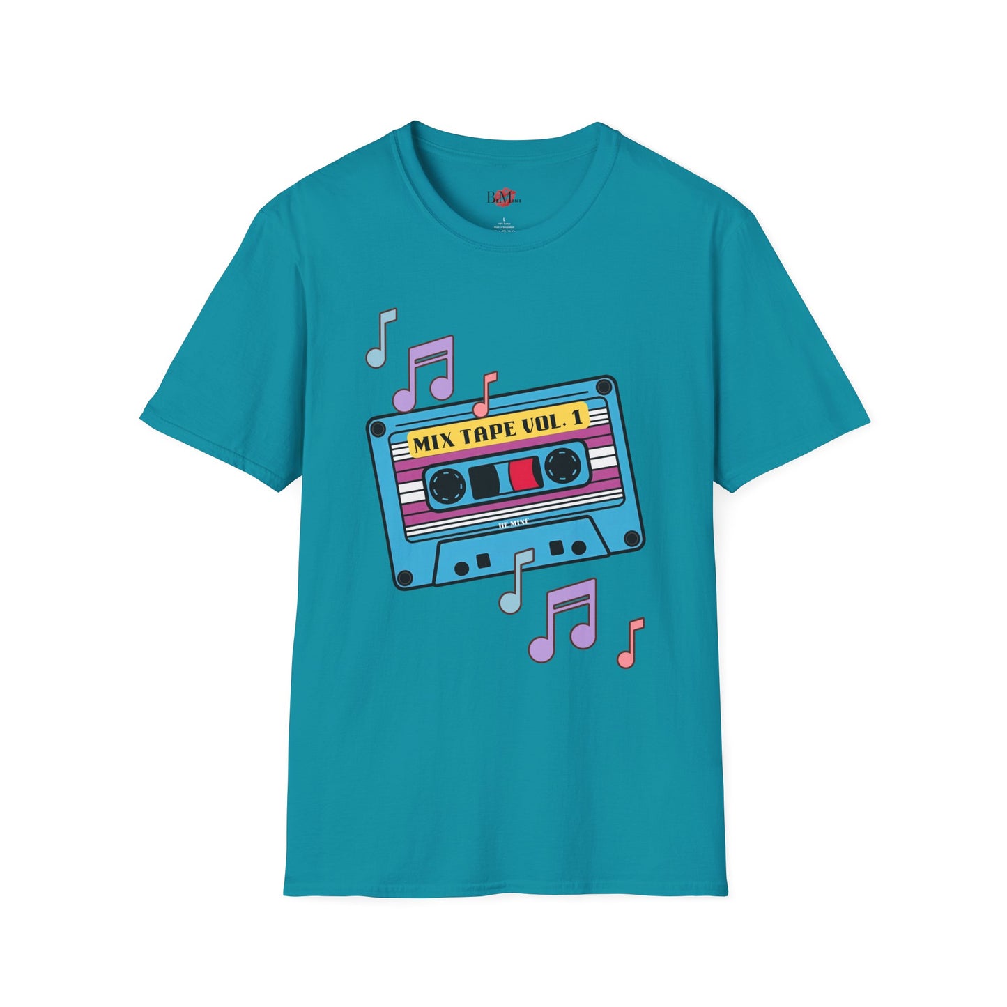 Retro Mix Tape T-Shirt - Unisex Softstyle Tee for Music Lovers