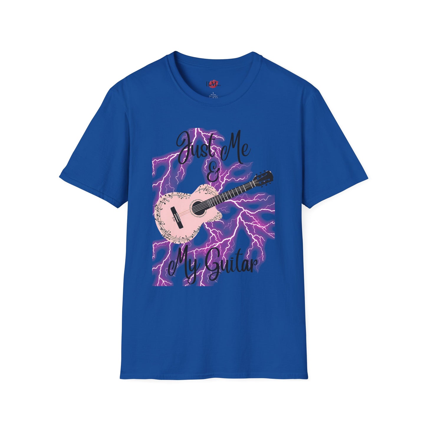 Guitarist Unisex T-Shirt - Just Me And My Guitar Design