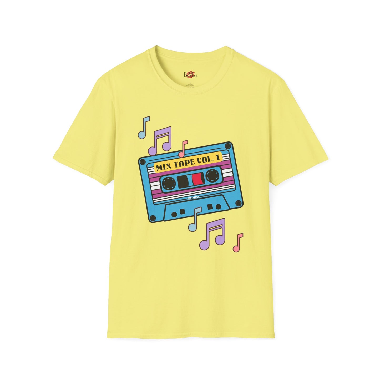 Retro Mix Tape T-Shirt - Unisex Softstyle Tee for Music Lovers