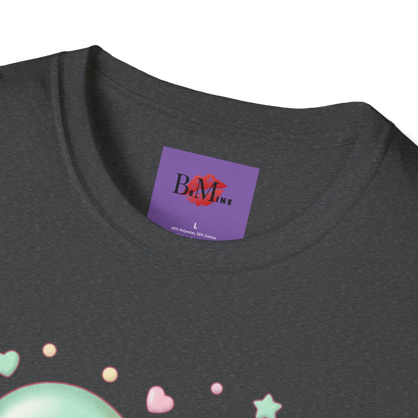 Valentine Rainbow Heart T-Shirt — "I Love You, Be Mine"