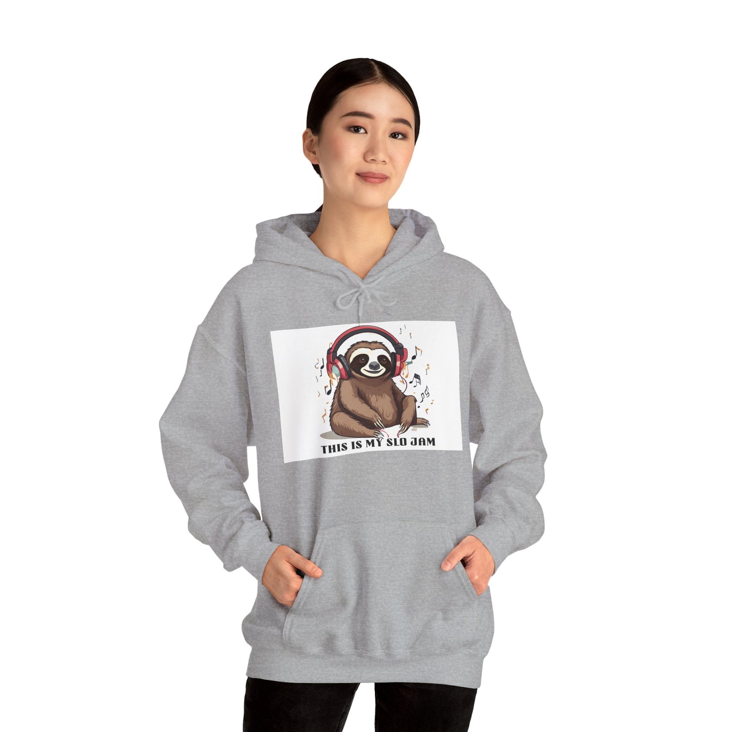 Sloth Heavy Blend Hoodie - Slo Jam Design