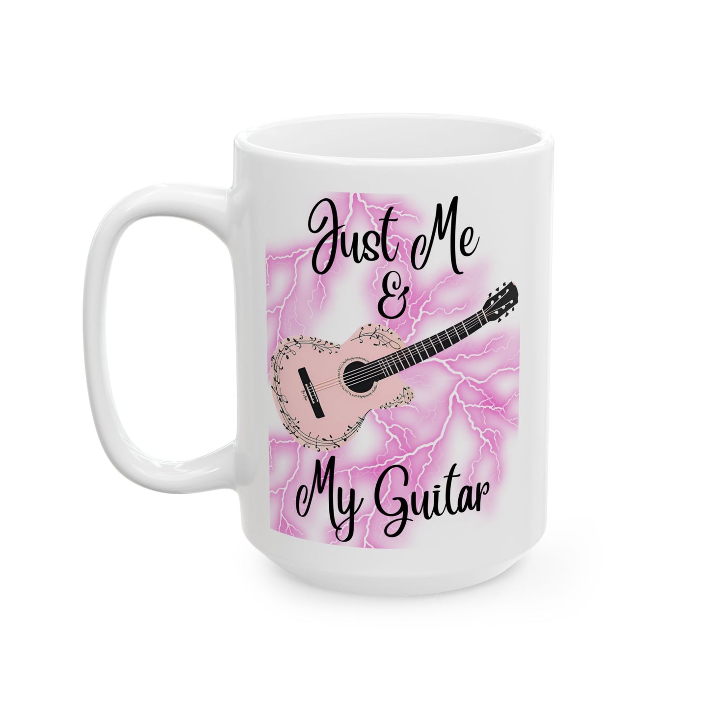 Guitar Lover's Ceramic Mug - Perfect Gift for Musicians