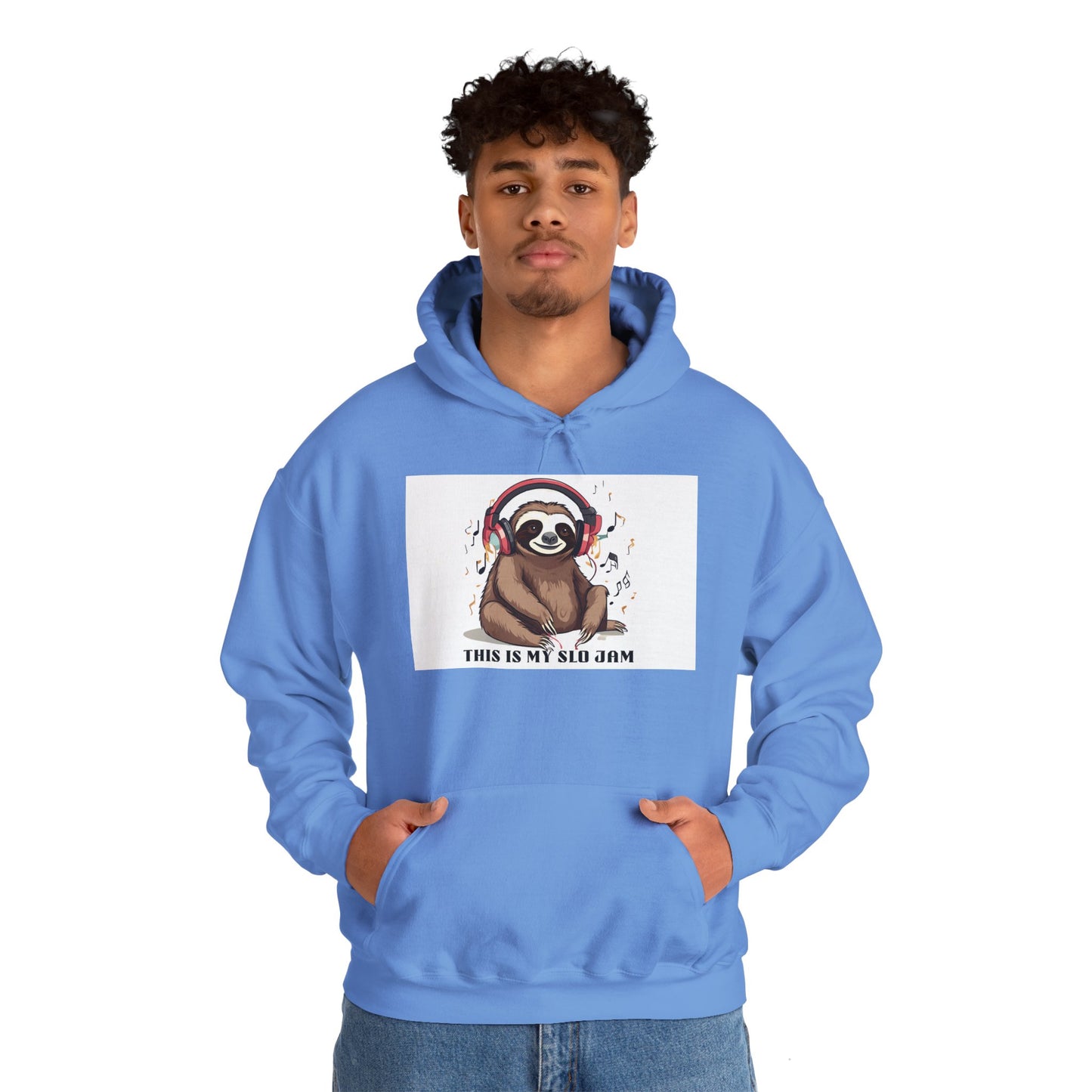 Sloth Heavy Blend Hoodie - Slo Jam Design