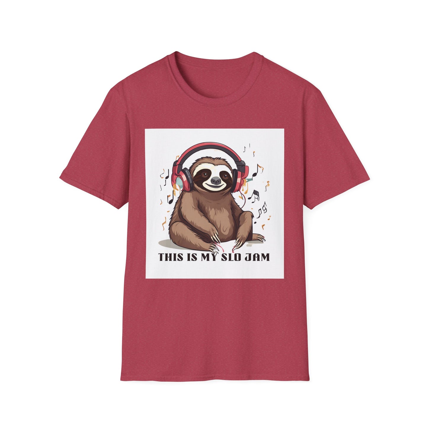 Sloth Softstyle T-Shirt - 'This is my Slo jam sloth'