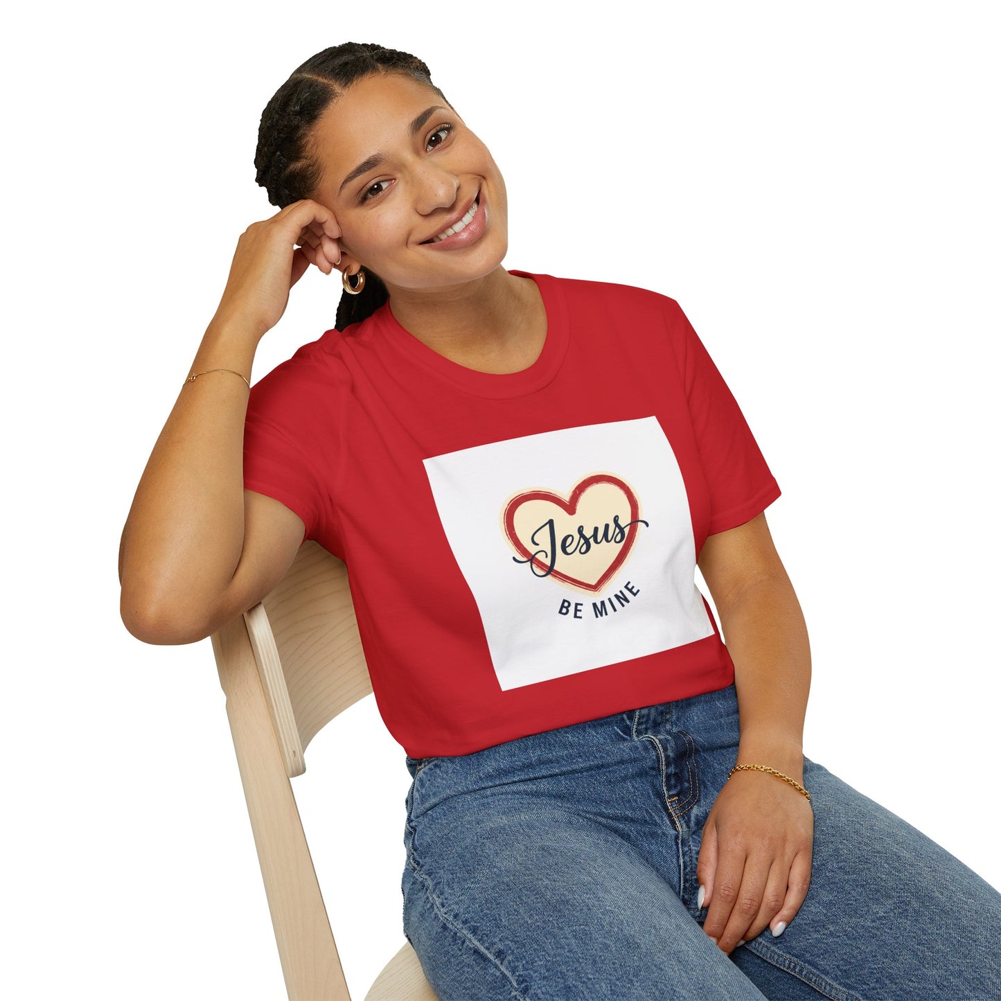 Jesus Be Mine Heart T-Shirt – Christian Valentine Tee