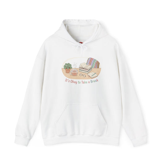 take a break hoodie | self care sweatshirt, burnout recovery