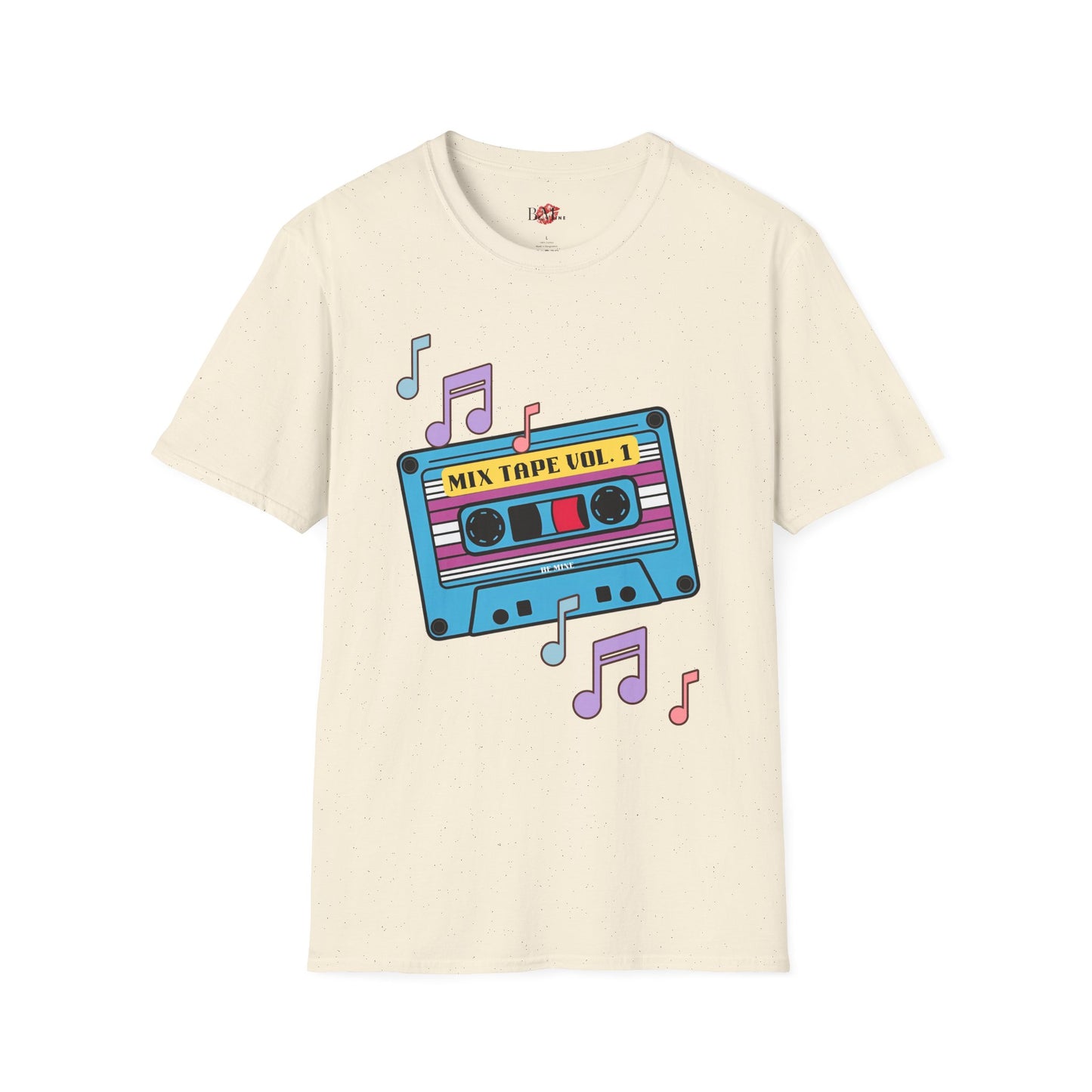 Retro Mix Tape T-Shirt - Unisex Softstyle Tee for Music Lovers