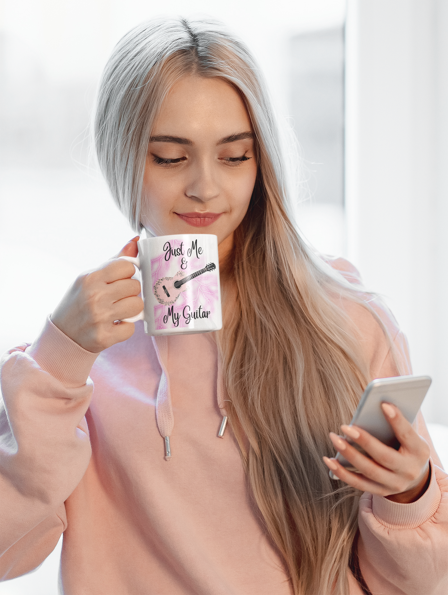 Guitar Lover's Ceramic Mug - Perfect Gift for Musicians