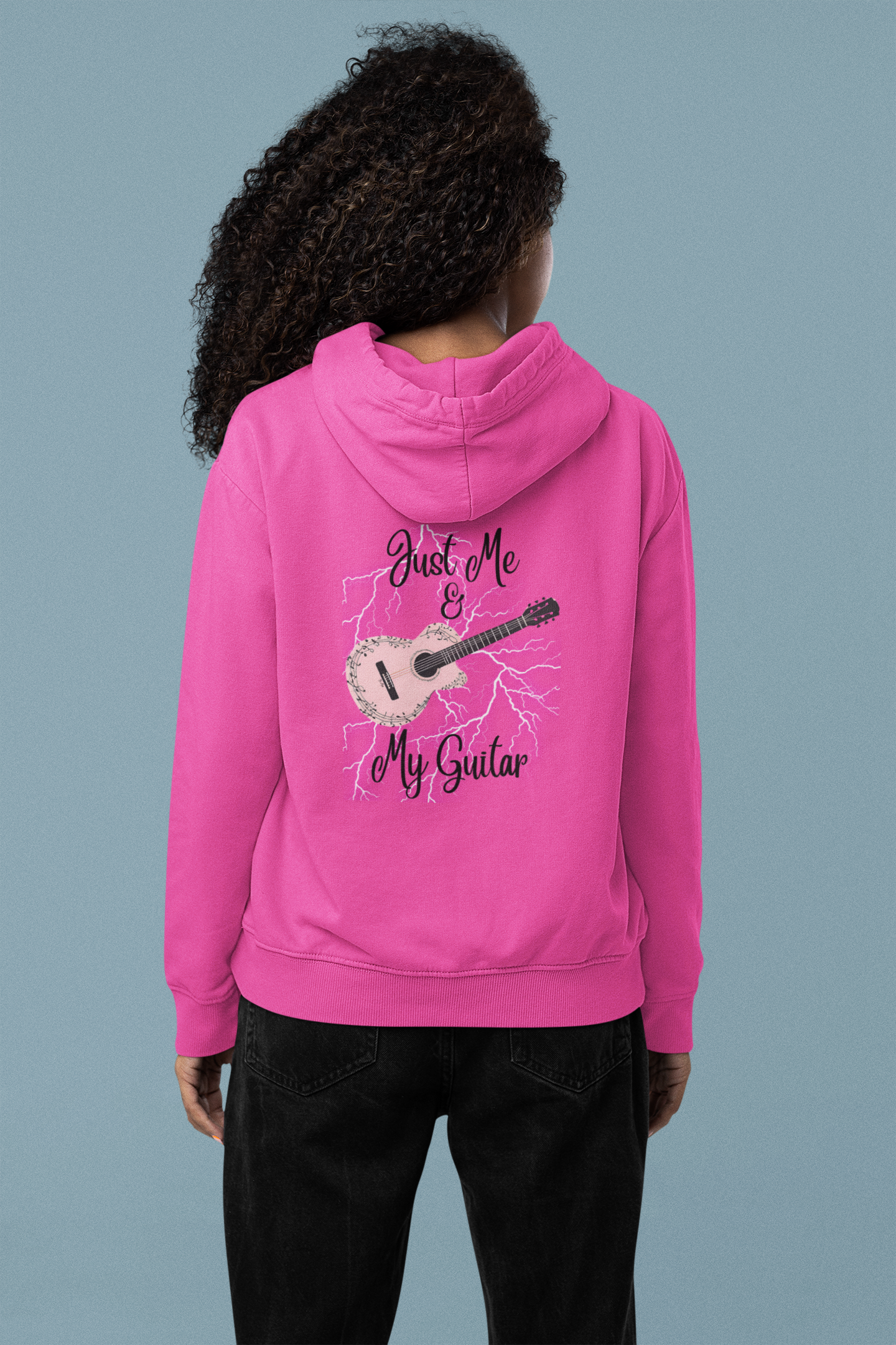 Guitar Lover's Unisex Hoodie – Just Me & My Guitar Sweatshirt