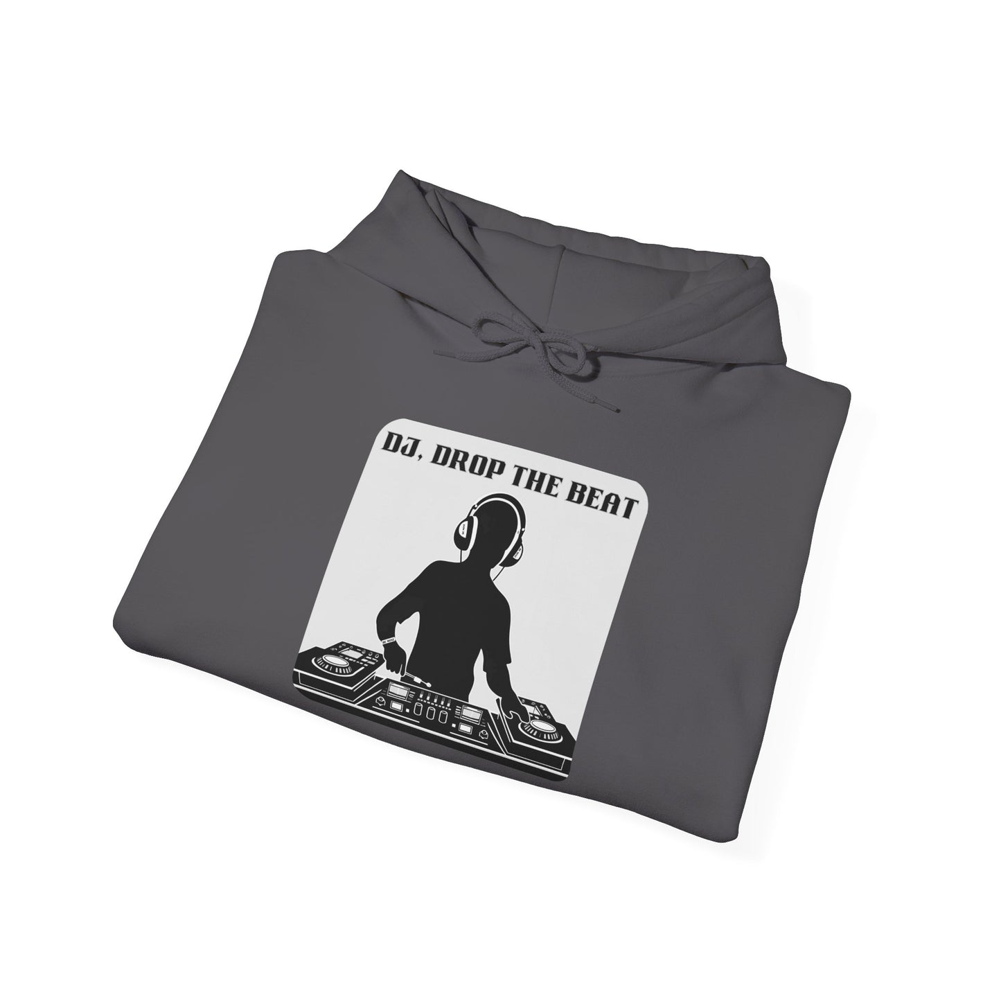 DJ Drop The Beat Unisex Hoodie - Heavy Blend Sweatshirt for Music Lovers