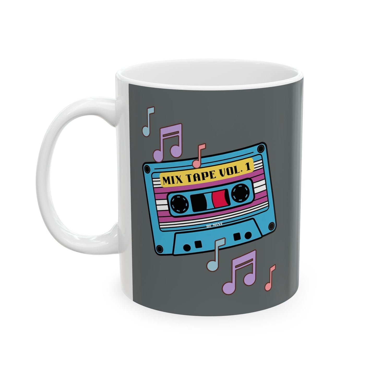 Retro Music Cassette Ceramic Mug - Perfect for Music Lovers & Gift Giving